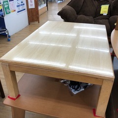 【ドリーム川西店御来店限定】☆ジモティー見たよ♪割引☆ ミツビシ 家具調こたつ  クリーニング済み 【99560000035249】の画像