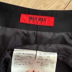 美品 MAJI MAJI ブラック レディース スーツの画像