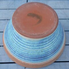 メダカ鉢 金魚鉢 陶器 水鉢 睡蓮鉢/中古品・現状渡し①の画像