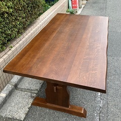 重厚感たっぷりダイニングテーブル【F01001】の画像