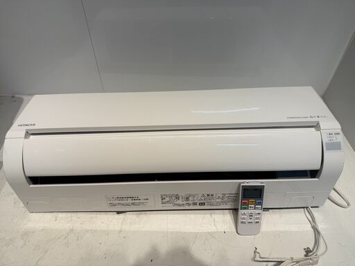 266　HITACHI　2024年製エアコン　6～8畳用　整備済み