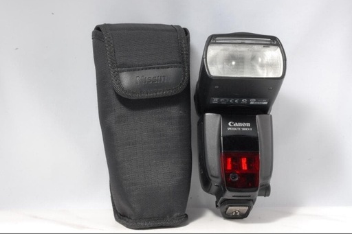 Canon スピードライト 580EX II ストロボ　大光量　動作良好　ケース付き