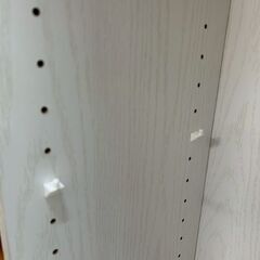 【人気の白家具シリーズ◎】木製 オープンラック ホワイト6段棚 シェルフの画像