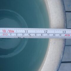 メダカ鉢 金魚鉢 陶器 水鉢 睡蓮鉢/中古品・現状渡し②の画像