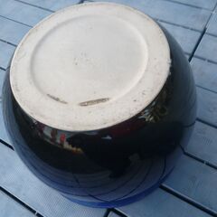 メダカ鉢 金魚鉢 陶器 水鉢 睡蓮鉢/中古品・現状渡し②の画像