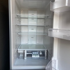 美品 HITACHI 315L 自動製氷機付き　冷蔵庫 大容量 スリムタイプ冷蔵庫 R-K320EVの画像