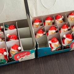 クリスマスキャンドル★サンタ17個の画像