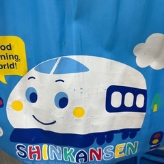 サンリオ　しんかんせんくん　おもちゃ入れ　かご　お片付け　収納　男の子　中古の画像