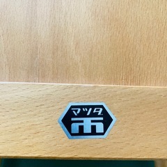 マツダ家具　ダイニング5点セット　180×90cm　の画像