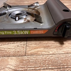 ガスコンロ、たこ焼きプレートの画像