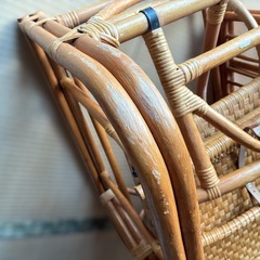 ラタンチェアの画像