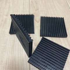 防振　防音　ゴム　マット　シート　4個セット　洗濯機　7㎝の画像