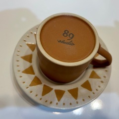 デミタスサイズのコーヒーカップの画像