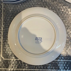 【引き取り限定】中古品・レトロプレート・MARUI BLUE・6枚セットの画像