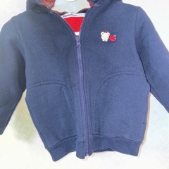 familiar りんご パーカー90の画像