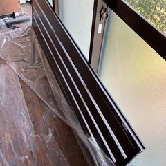 新品 2枚 とパーツ アルミフェンス 目隠し YKK シンプレオフェンス ブラウン YS2型 W200 DIYの画像