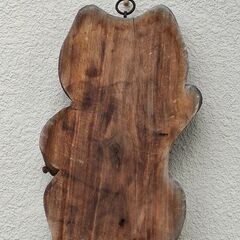 木彫り招き猫　商い中　看板の画像