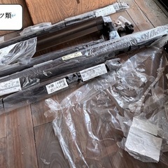 新品 2枚 とパーツ アルミフェンス 目隠し YKK シンプレオフェンス ブラウン YS2型 W200 DIYの画像