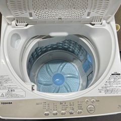 A1735♻️配送♻️設置🉑‼️2019年製東芝　5.0キロ洗濯機AW-5G8🌟動作確認済⭕️保証付き✅の画像