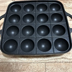 ガスコンロ、たこ焼きプレートの画像