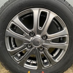 155/65R13   アルミホイール　スタッドレスタイヤの画像