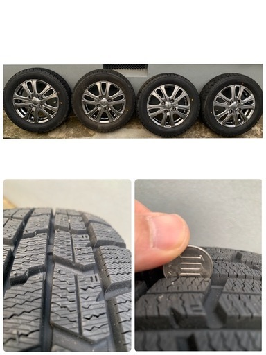 155/65R13   アルミホイール　スタッドレスタイヤ