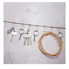 カーテンフック　20個　Sフック　カーテン取り付け　の画像