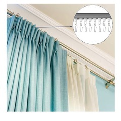 カーテンフック　20個　Sフック　カーテン取り付け　の画像