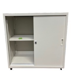 引き違い書庫　コンパクトタイプ　（在庫：1）の画像
