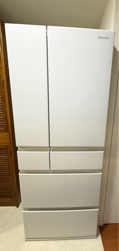 2021年製 極美品 Panasonic パナソニック 冷凍冷蔵庫 NR-F486MEX-W フレンチドア 6ドア 自動製氷 483L