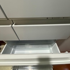 2021年製 極美品 Panasonic パナソニック 冷凍冷蔵庫 NR-F486MEX-W フレンチドア 6ドア 自動製氷 483Lの画像