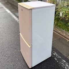配送🉑 【2017年】シャープノンフロン冷凍 冷蔵庫 SJ-14E4-KPの画像