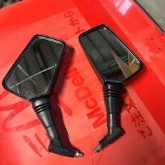 バイクのミラー左右セットの画像