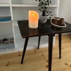 アンティーク　飾り棚　机　古道具　ビンテージ　回転　の画像