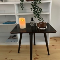 アンティーク　飾り棚　机　古道具　ビンテージ　回転　の画像