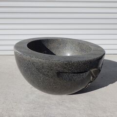 昭和 レトロ 手水鉢? 御影石? 大理石? 詳細不明の画像