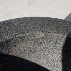 昭和 レトロ 手水鉢? 御影石? 大理石? 詳細不明の画像