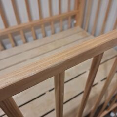 ベビーベッド ヤマトヤ トール ダブルオープンベビーベッドの画像