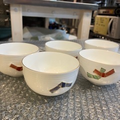 【引き取り限定】中古品・たち吉（橘吉）・湯呑み・５客セットの画像