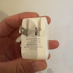 USB 電源タップ　2個口　ジャンクの画像