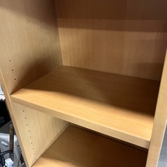 ラック 本棚 6段 カラーボックス 棚板４枚高さ調整可 W445 D290 H1870 ナチュラルカラー 収納家具 中古品 ③の画像