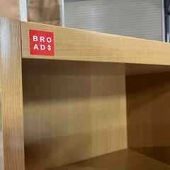 ラック 本棚 6段 カラーボックス 棚板４枚高さ調整可 W445 D290 H1870 ナチュラルカラー 収納家具 中古品 ③の画像