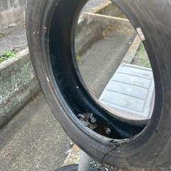 無料　剣道の練習台　タイヤの画像