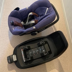 マキシコシ　ペブル　2wayfix エアバギー用の取り付け用アダプターありの画像