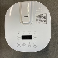 24年型炊飯器 2合 ホワイト デジタル表示の画像