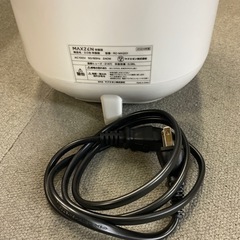 24年型炊飯器 2合 ホワイト デジタル表示の画像