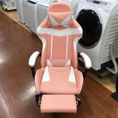 ゲーミングチェア ピンク×ホワイト をご紹介します‼︎ トレジャーファクトリーつくば店の画像