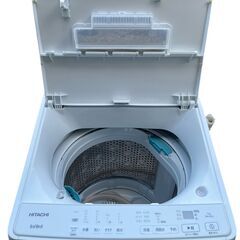 極美品 HITACHI 日立 洗濯機 2023年製 BW-G70J ビートウォッシュ インバーター搭載の画像