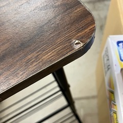 O2511-249 天板付き3段シューズラック キズ有り 中古の画像