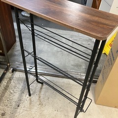 O2511-249 天板付き3段シューズラック キズ有り 中古の画像